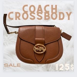 COACH GEORGIE SADDLE CROSS BODY PURSE BAG
